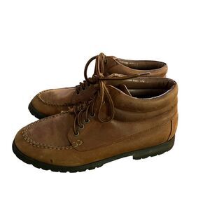 Vintage Maine Woods Kelli brown leather ankle boots women’s size 9